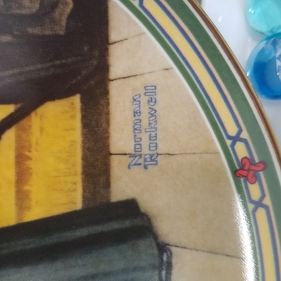 P2g - Knowles Norman Rockwell "An Orphan's Hope" 1987 LE Collector's Plate - Picture 2 of 9